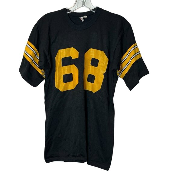 LC Greenwood Super Sports M Pittsburgh Steelers #68 Vintage Jersey Shirt 70s 80s - Picture 1 of 7